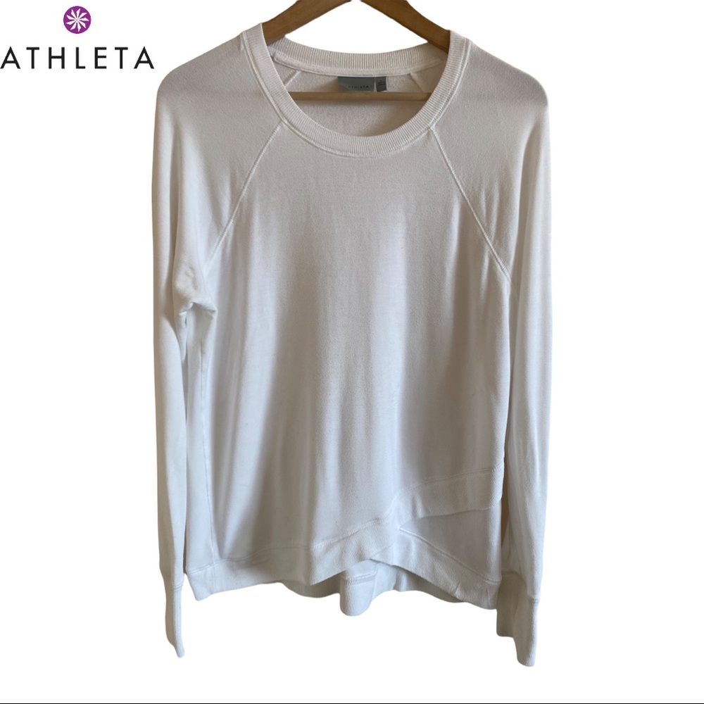 Athleta White Sweatshirt